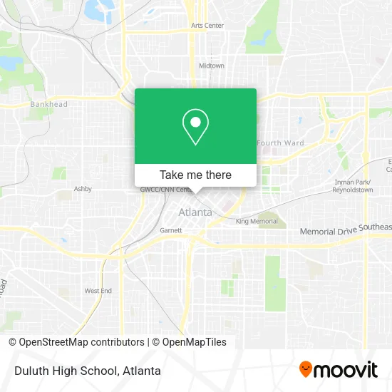 Duluth High School map