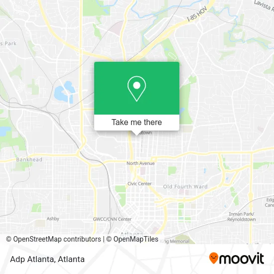 Mapa de Adp Atlanta