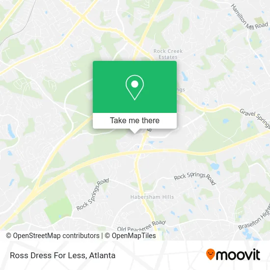Ross Dress For Less map