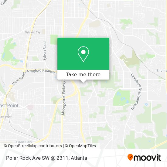 Polar Rock Ave SW @ 2311 map