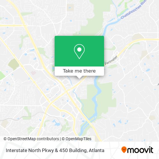 Interstate North Pkwy & 450 Building map