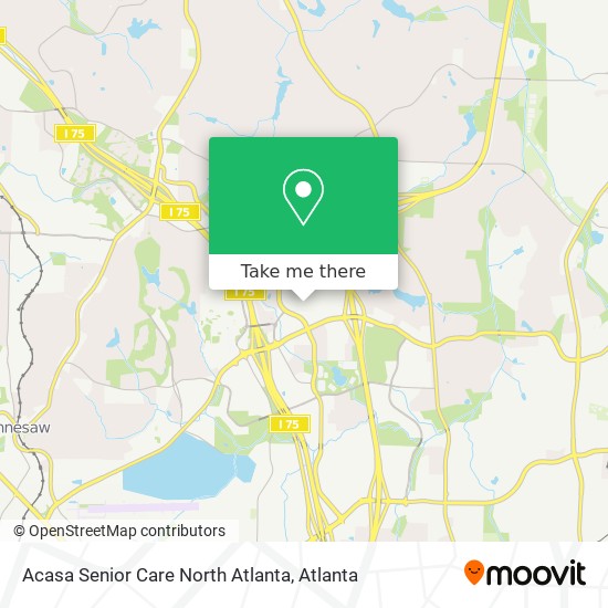 Acasa Senior Care North Atlanta map