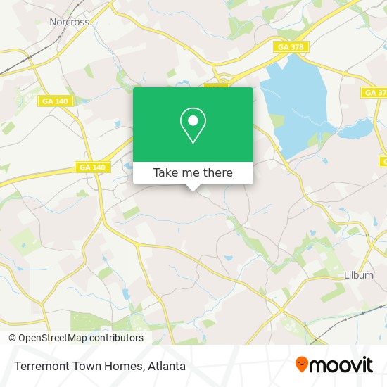 Terremont Town Homes map