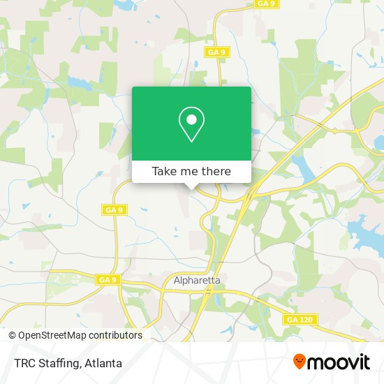 Mapa de TRC Staffing