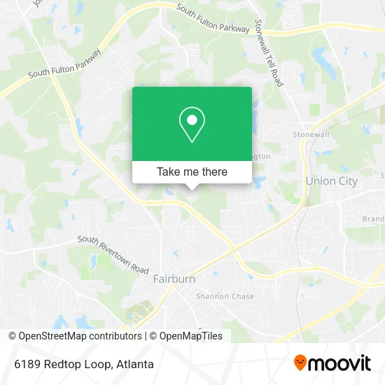 6189 Redtop Loop map