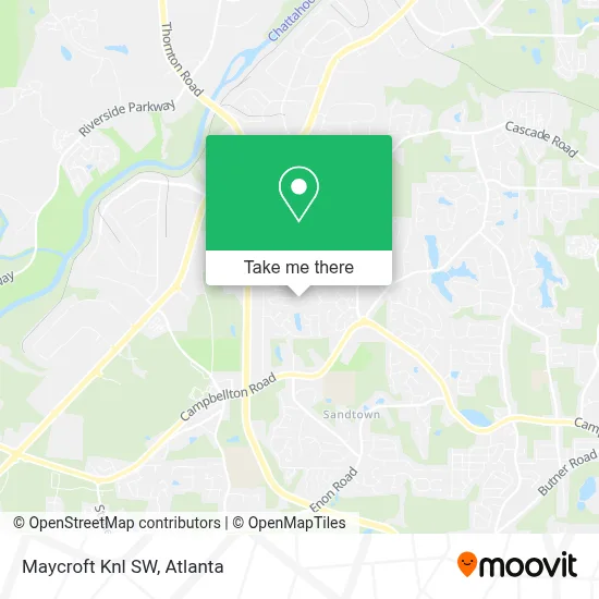 Maycroft Knl SW map