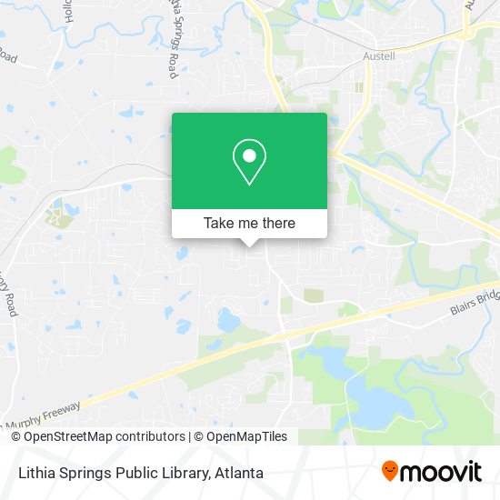 Lithia Springs Public Library map