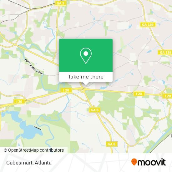 Cubesmart map