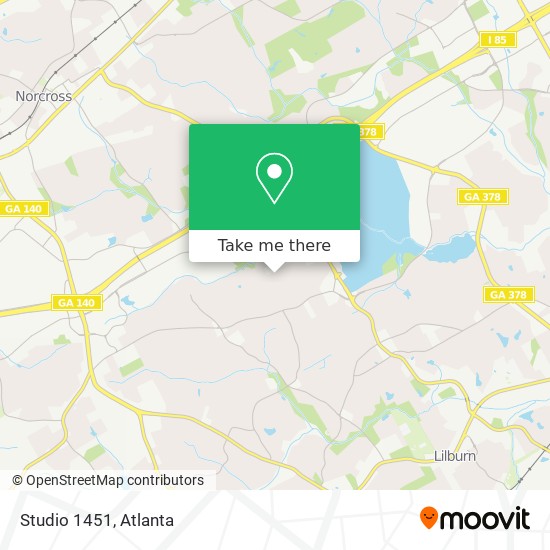 Studio 1451 map