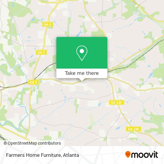 Mapa de Farmers Home Furniture