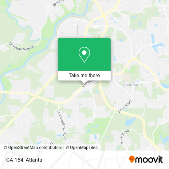 GA-154 map
