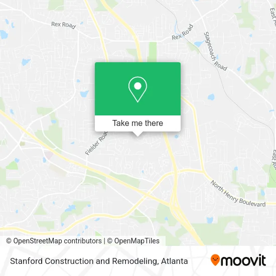 Stanford Construction and Remodeling map