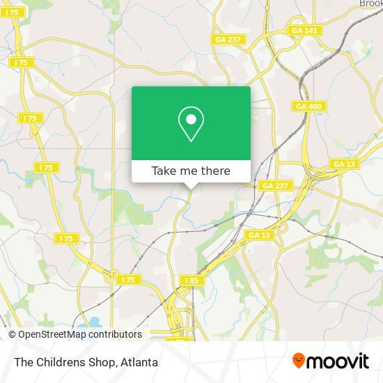 The Childrens Shop map