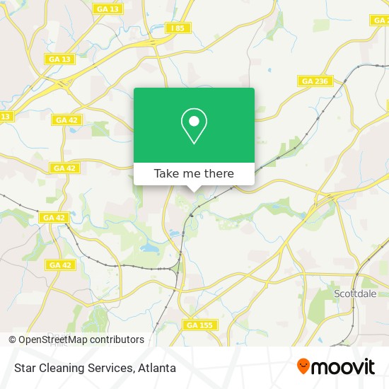 Mapa de Star Cleaning Services