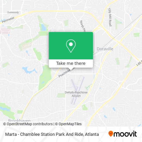 Mapa de Marta - Chamblee Station Park And Ride