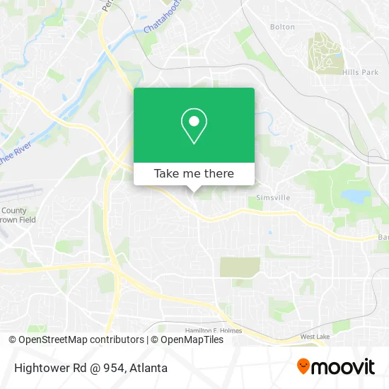 Hightower Rd @ 954 map