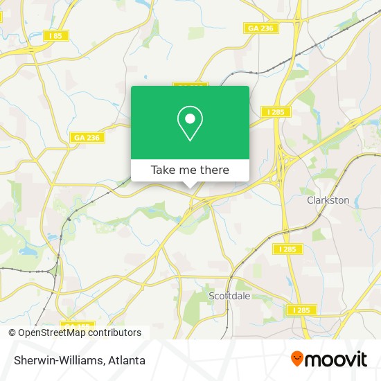 Sherwin-Williams map