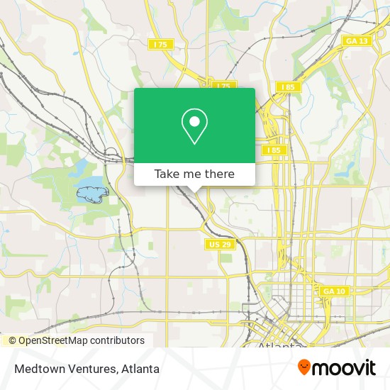 Medtown Ventures map