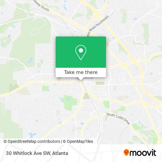 Mapa de 30 Whitlock Ave SW