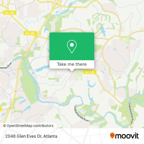 2048 Glen Eves Dr map