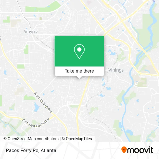 Paces Ferry Rd map