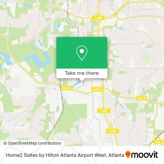 Home2 Suites by Hilton Atlanta Airport West map