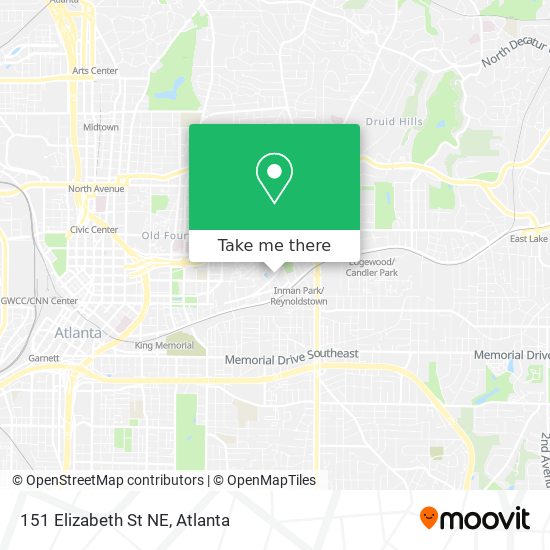 151 Elizabeth St NE map
