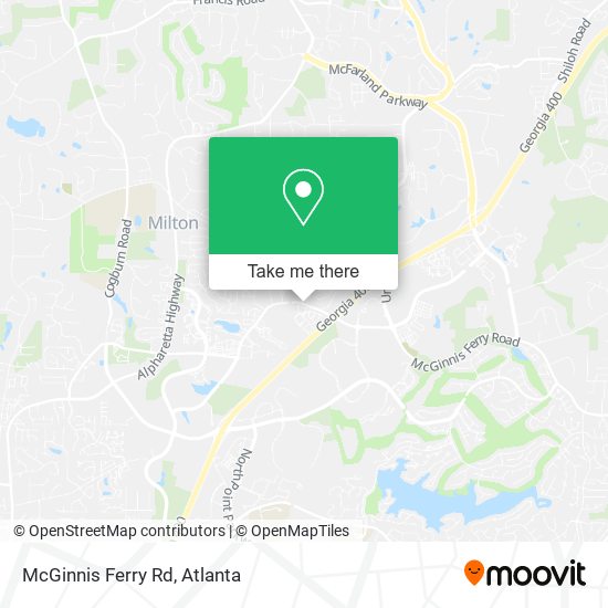 Mapa de McGinnis Ferry Rd
