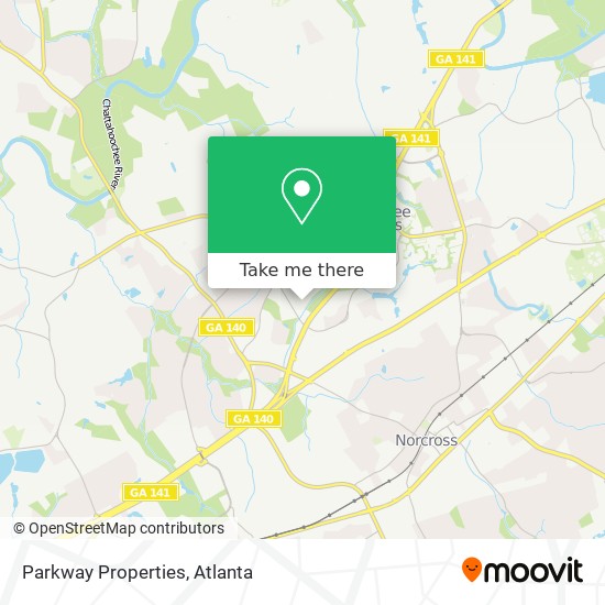 Mapa de Parkway Properties