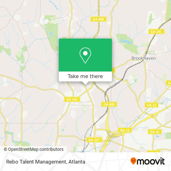 Mapa de Rebo Talent Management