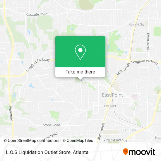 Mapa de L.O.S Liquidation Outlet Store