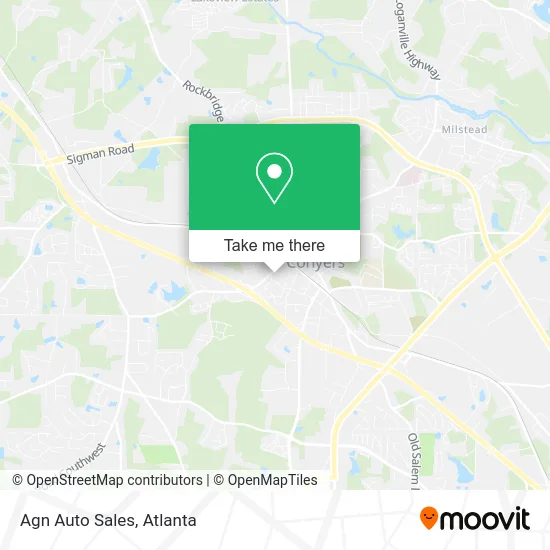 Agn Auto Sales map