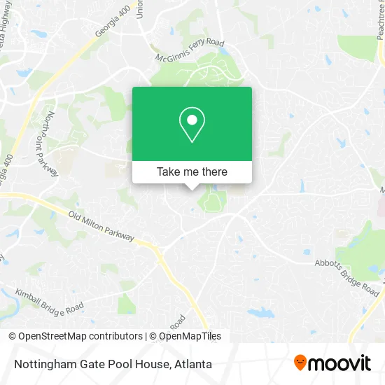Nottingham Gate Pool House map
