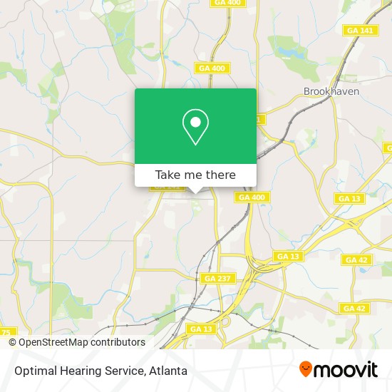 Mapa de Optimal Hearing Service