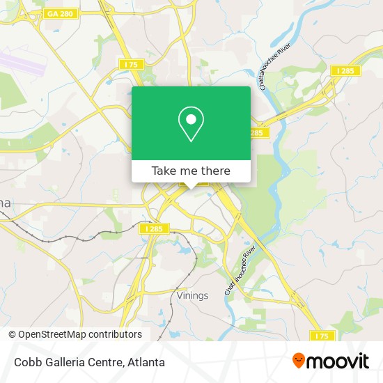 Cobb Galleria Centre map