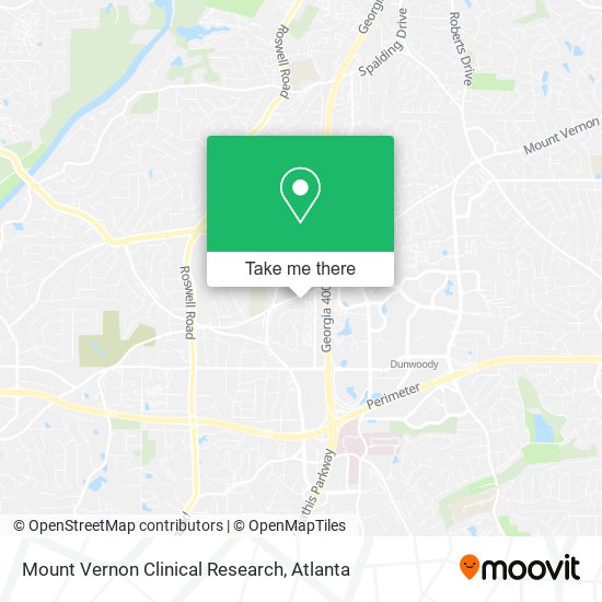 Mount Vernon Clinical Research map