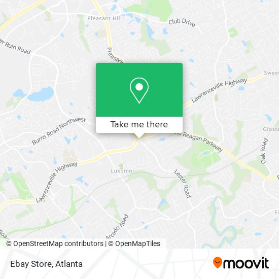 Mapa de Ebay Store
