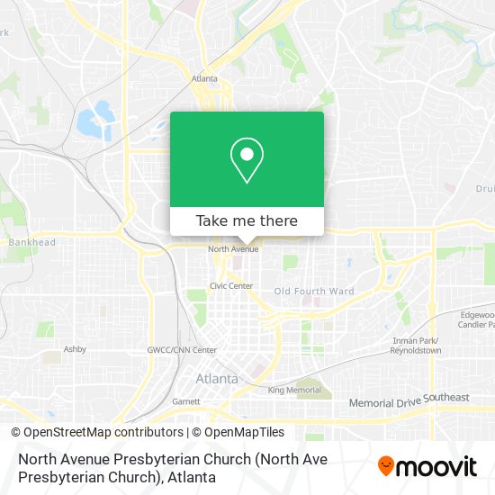 Mapa de North Avenue Presbyterian Church