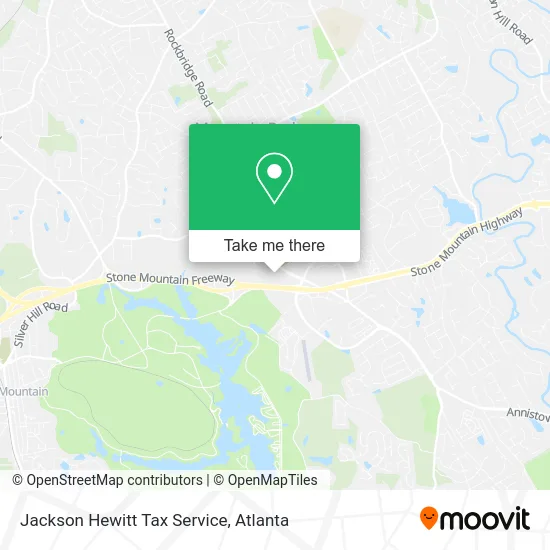 Jackson Hewitt Tax Service map