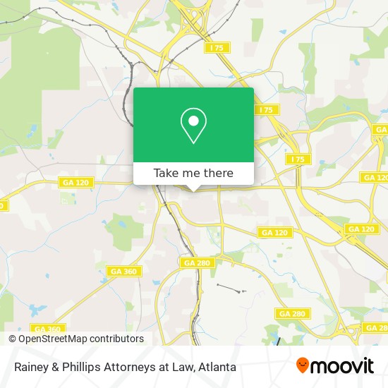 Mapa de Rainey & Phillips Attorneys at Law