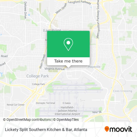 Lickety Split Southern Kitchen & Bar map