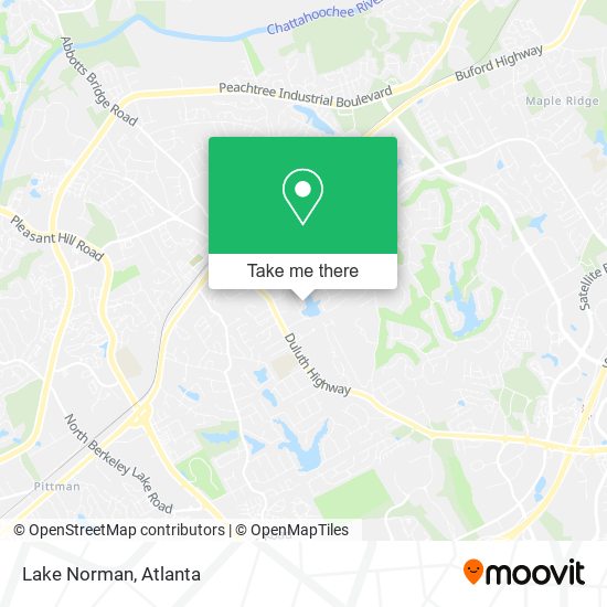 Mapa de Lake Norman