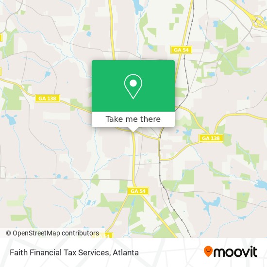 Faith Financial Tax Services map