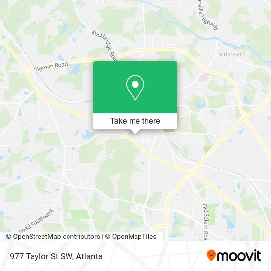 977 Taylor St SW map