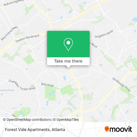 Forest Vale Apartments map