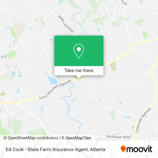 Ed Cook - State Farm Insurance Agent map