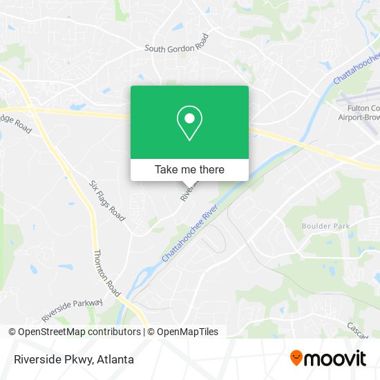 Mapa de Riverside Pkwy