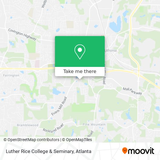 Luther Rice College & Seminary map