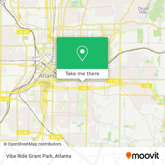 Vibe Ride Grant Park map