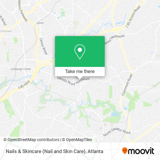 Mapa de Nails & Skincare (Nail and Skin Care)